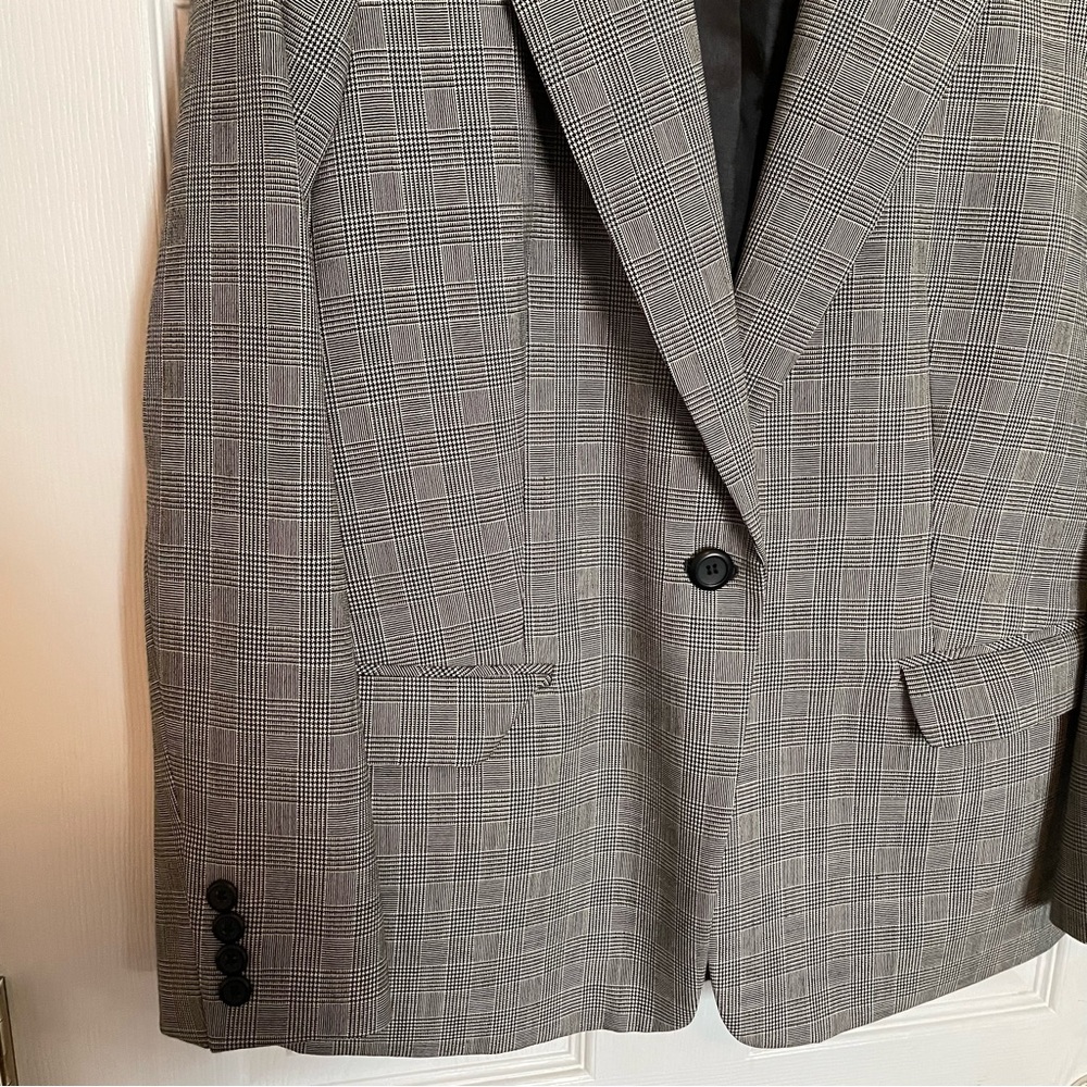 Pendleton Womens Blazer Jacket Gingham Plaid Blac… - image 6